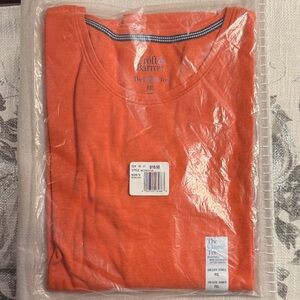 Croft & Barrow Women's Orange Long Sleeve Tee